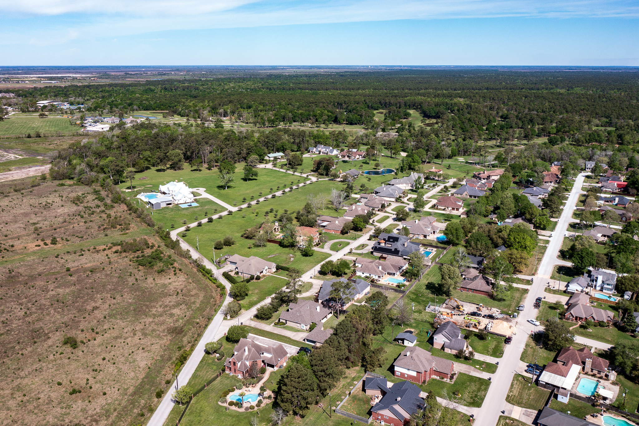 Secret Subdivision aerial view